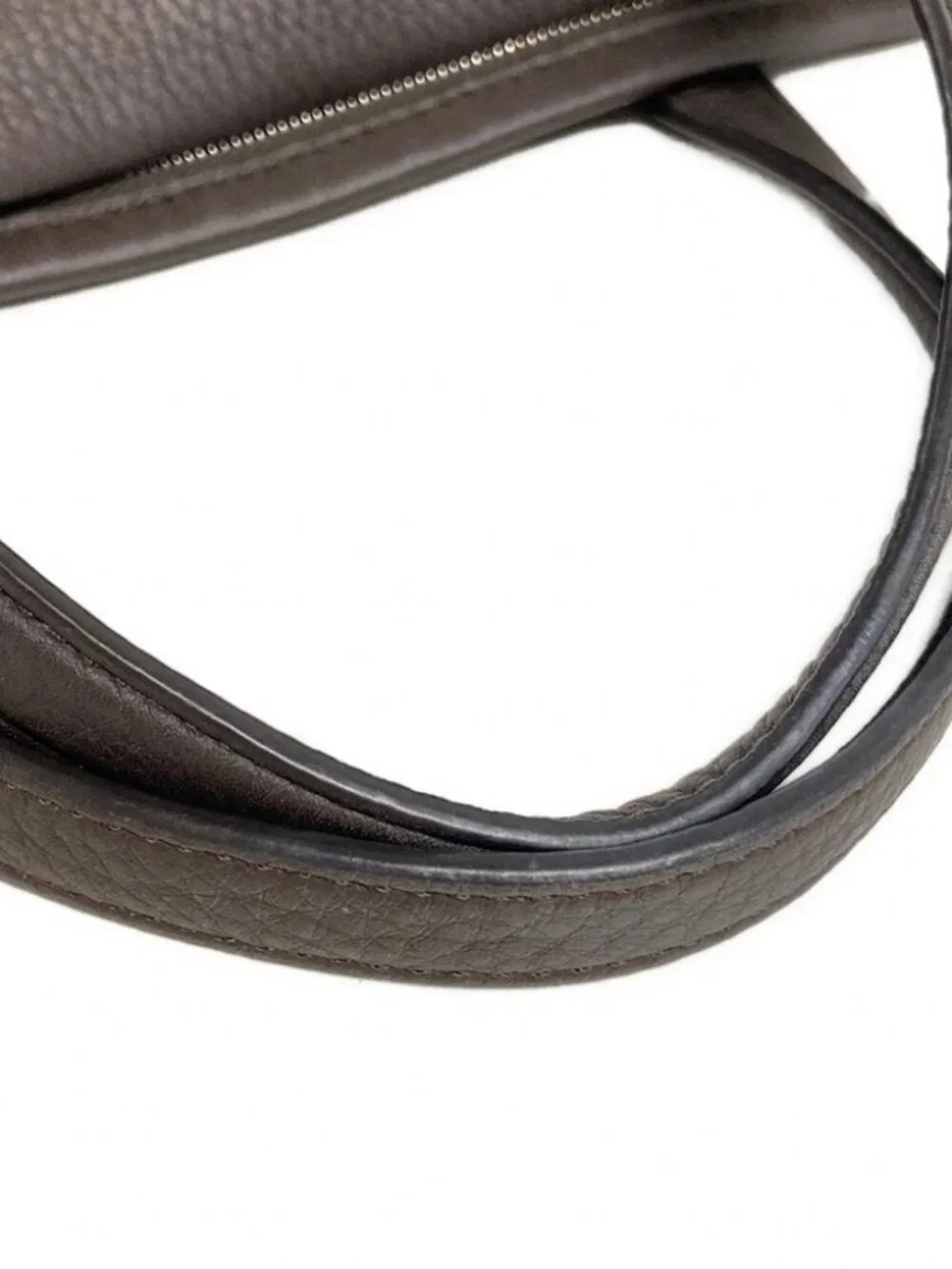 THE ROW Marcel Dark Brown Calf Skin Leather Handbag